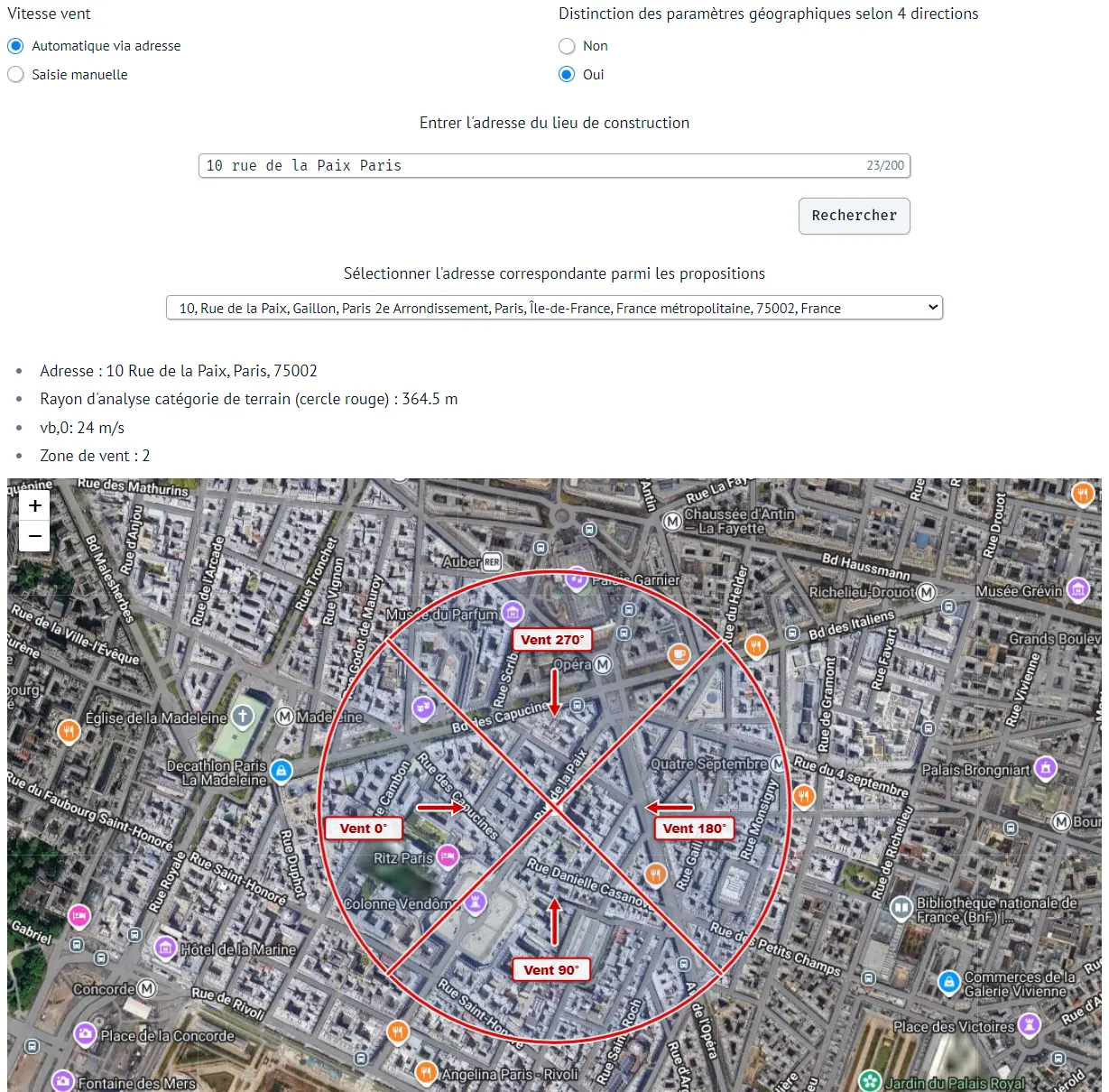 Localisation du projet et définition des paramètres de site dans Kwind